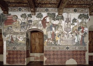 The Fountain of Life, detalje af rejsen til springvandet, 1418-30